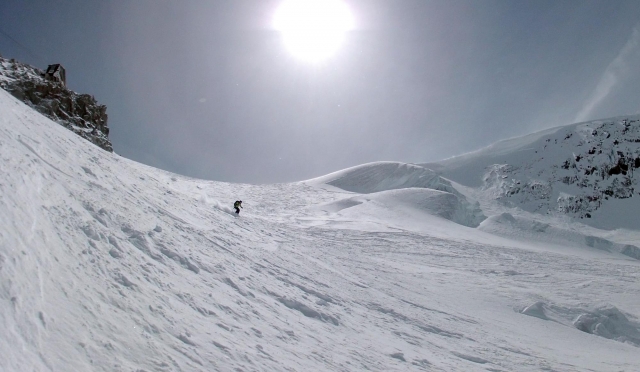 neige sur la piste 