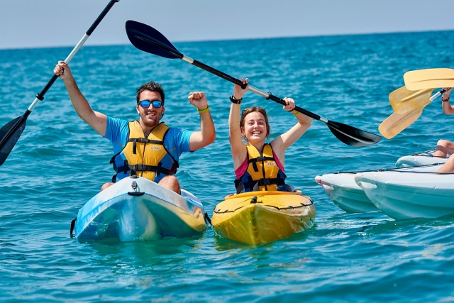 Ruta guiada en kayak por Tamarit