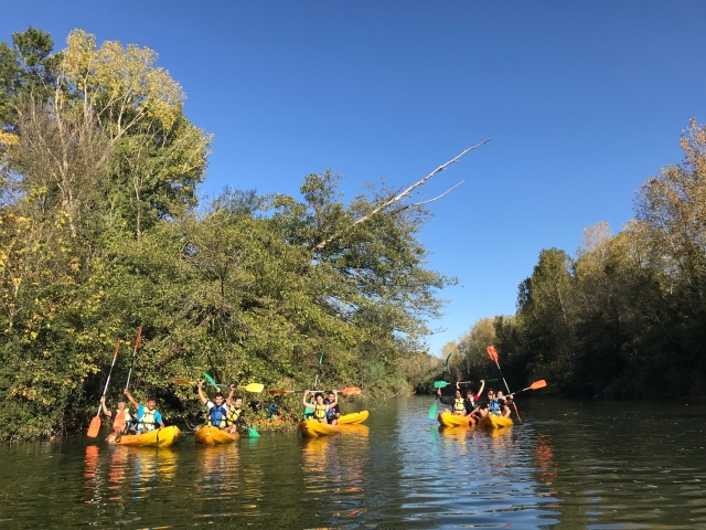 Kayak por el río Fluviá