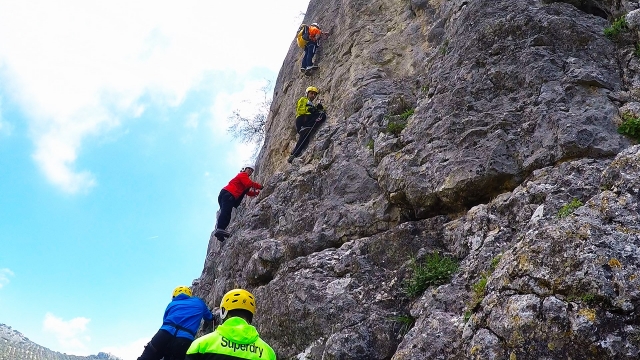  via ferrata en groupe 