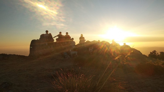  Le meilleur coucher de soleil entre amis 
