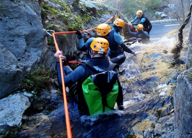  Handrails in the river 