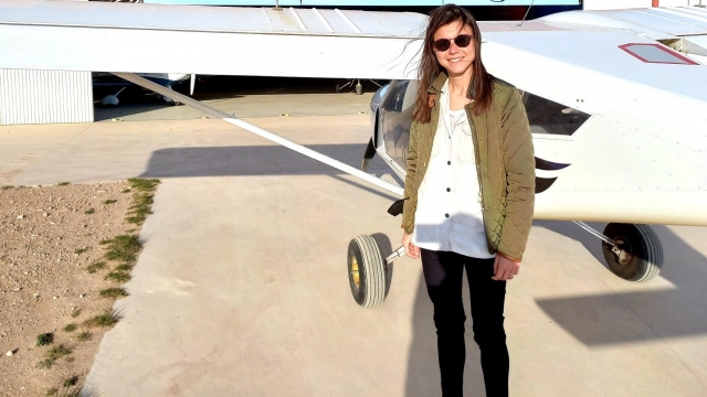 Con nuestra avioneta