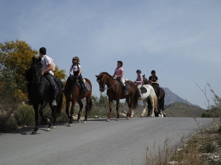 Ruta a Caballo Villajoyosa con Vistas al Mar 1h30'