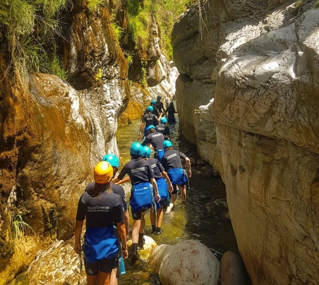  Section pédestre dans le ravin de Marbella