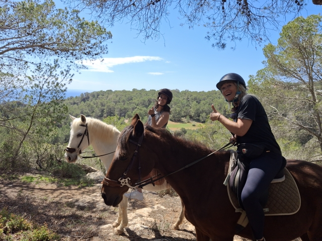  Horse route with sea views in Ibiza 
