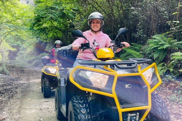 Ruta en familia por Santa Susanna en quad
