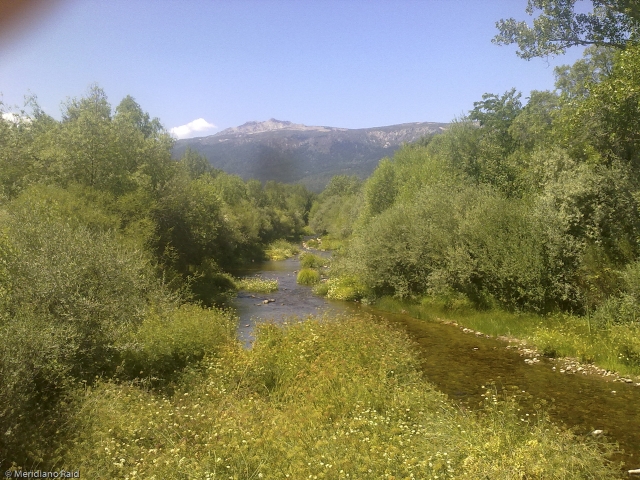  Landschaft der Mountainbike-Route in Lozoya 