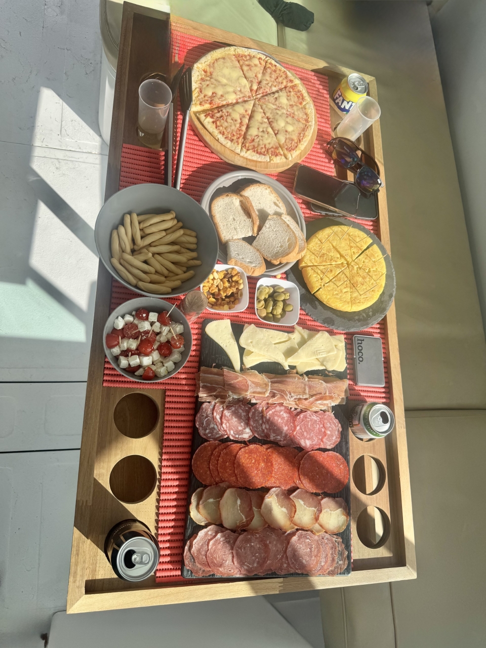  Unser Sortiment an Bord 