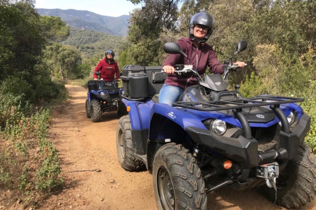  Quad-Fahrt durch die Gemeinde Santa Susanna in Barcelona 