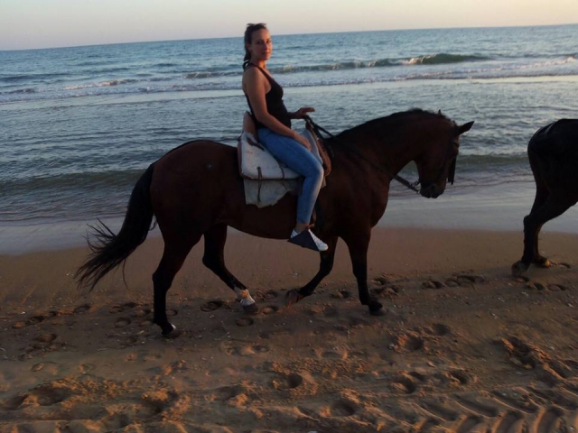  Passeggiata a cavallo sulla spiaggia 