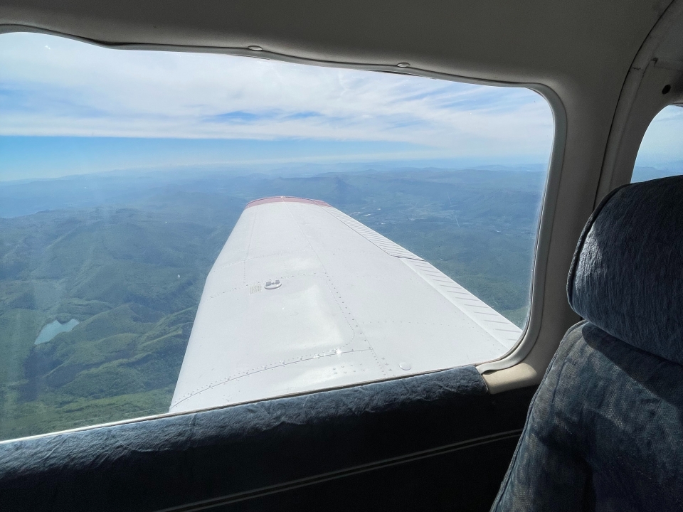 Vistas desde la avioneta