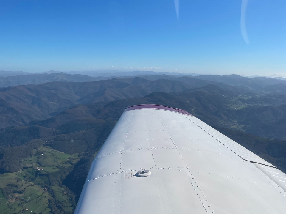 Sobrevolando el paisaje burgalés