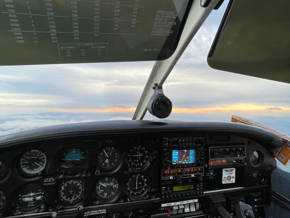 Vista desde la cabina