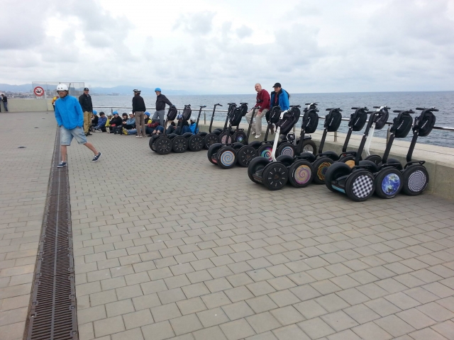  Visitare la costa di Barcellona in Segway 