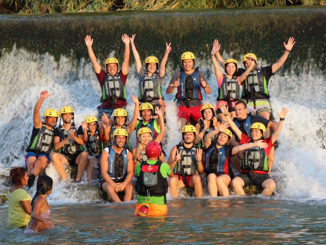 Group photo of rafters 