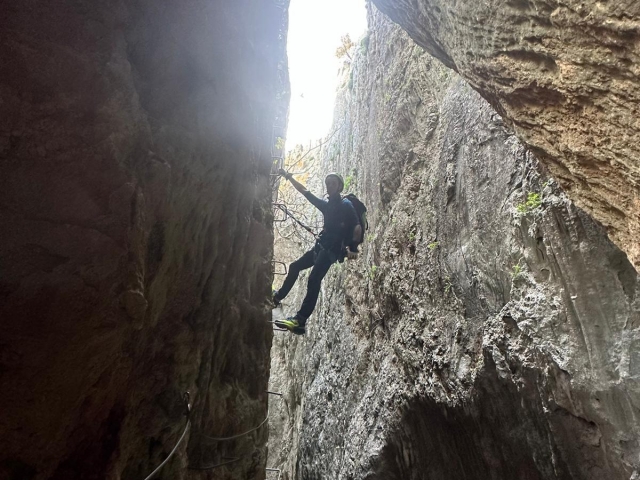 Durante la ferrata