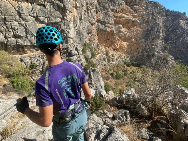  über vertikale Ferrata 