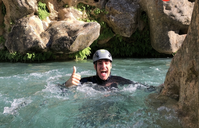  Fully enjoying the ravine 