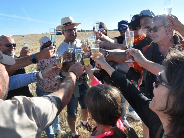  toast con Cava 