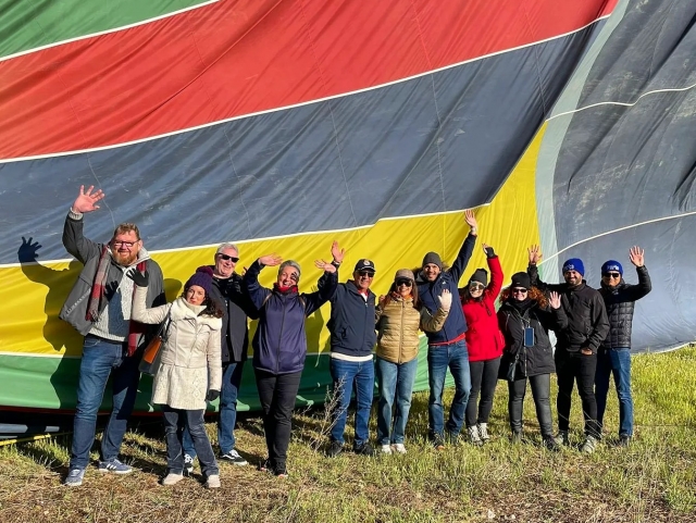  Foto di gruppo dopo il volo 