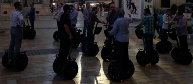 Route durch Sevilla auf einem Segway 