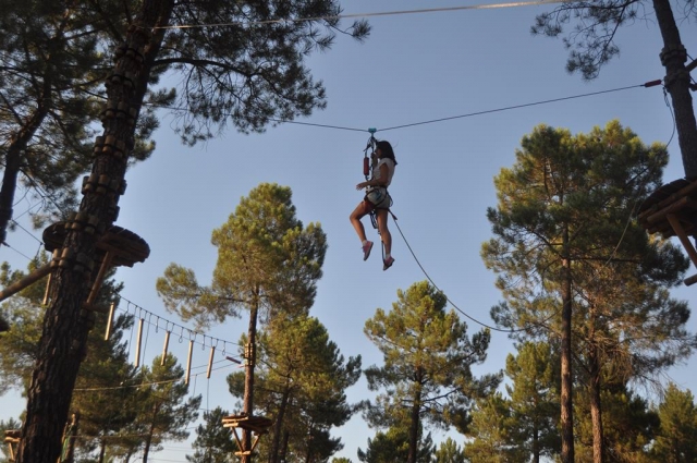  Park zip line 
