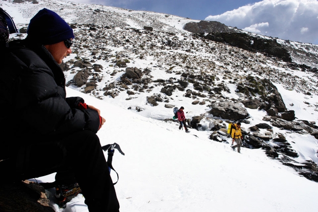 Recorrido con raquetas de nieve