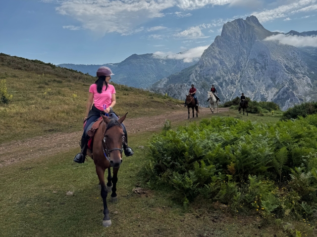 Horse route next to the Picos de Europa, 1 hour
