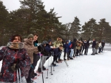 Navacerrada-Schneeschuh- und Astronomieroute 2:30 Std