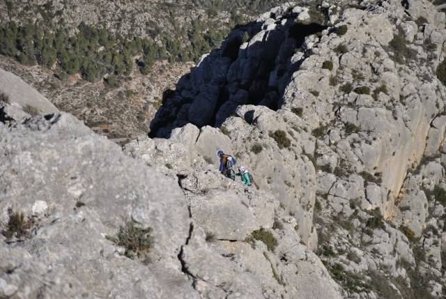  Cresta di roccia naturale 
