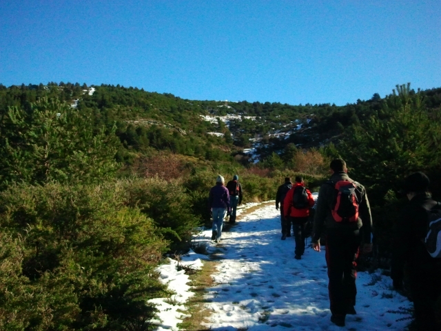 Excursion sobre la nieve