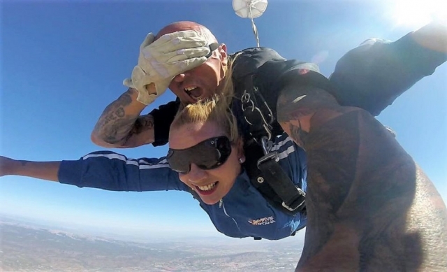 Adrénaline en parachutisme à Totana 