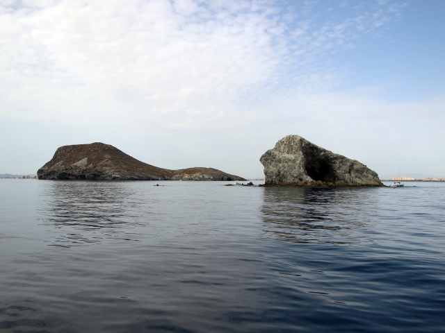 Navegando junto a la isla