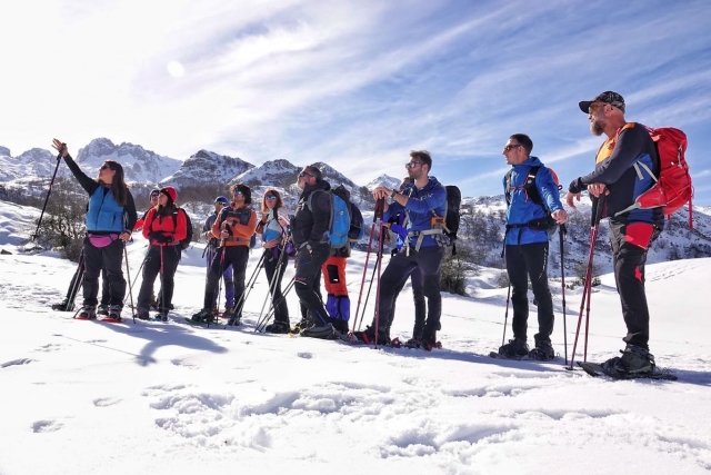 Itinerario con le ciaspole a Fuentes de Invierno, 4h