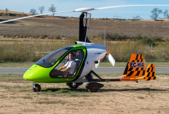 Autogiro antes de volar