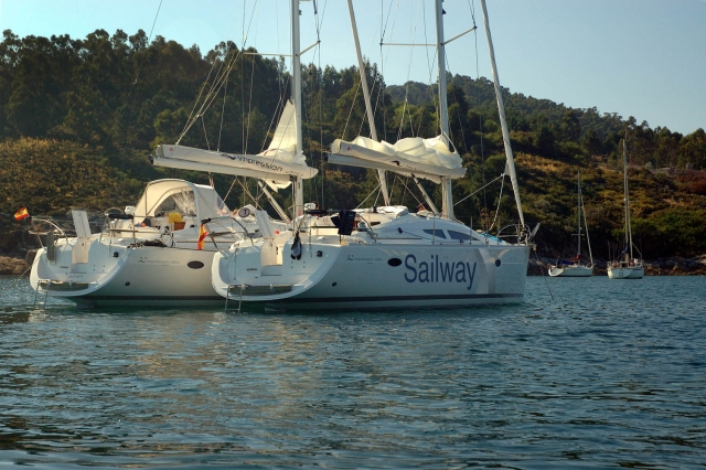  Gemeinsam segelnde Boote 