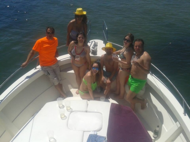 Paseo en barco en el Cantabrico