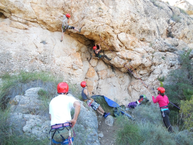 Climbing in Jativa 
