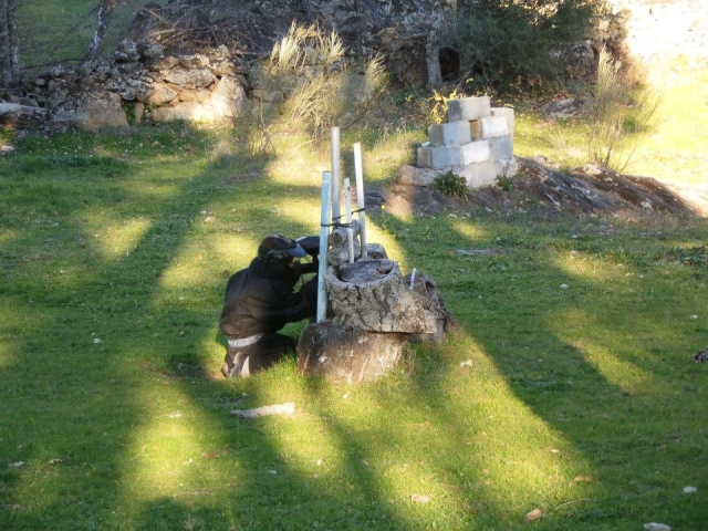 playing paintball in avila 