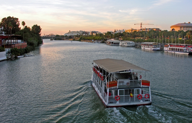 Escursione in barca lungo il Guadalquivir 