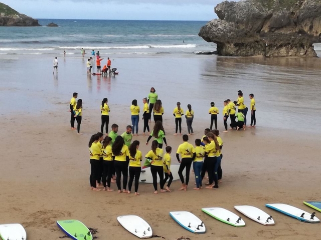  Cours de surf à Llanes 