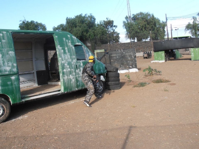 Aire de jeu de paintball 