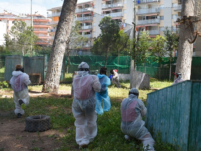 Partida de gotcha en Salou