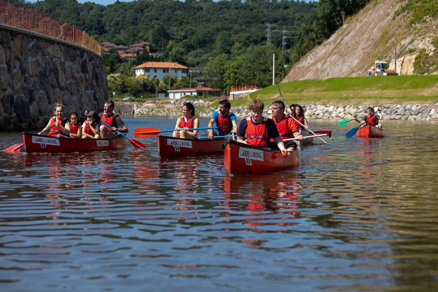 Canoas por el Urumea
