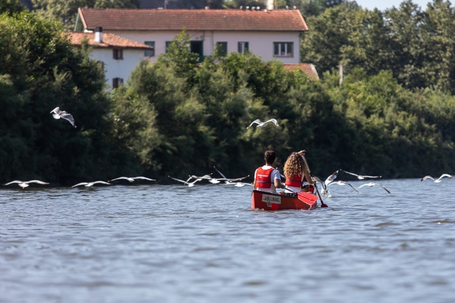 Ruta en canoa doble por San Sebastián