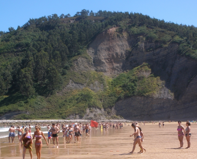  Vue de la plage de Rodiles 