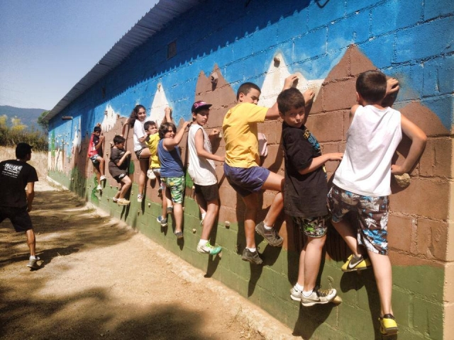 Rocódromo para menores
