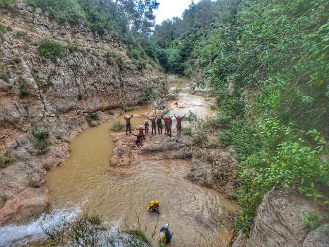 Avanzando por el rio