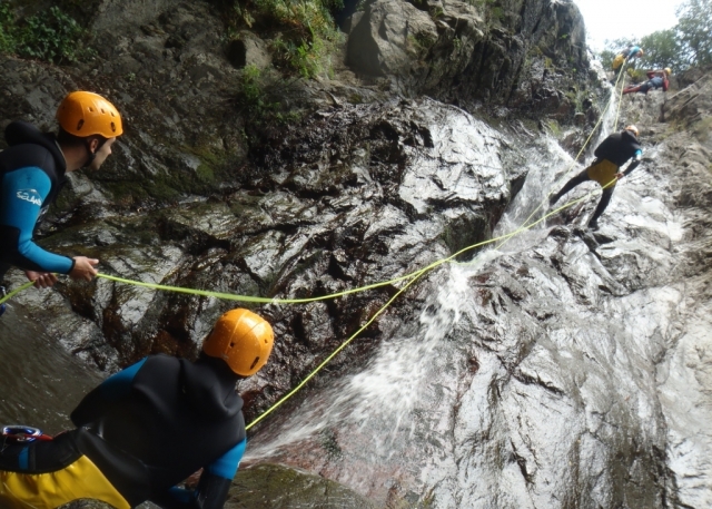  Rappelling in the ravine